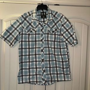EUC Under Armour XL button up shirt